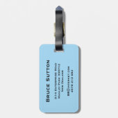 Motocross Bagagelabel (Achterkant verticaal)