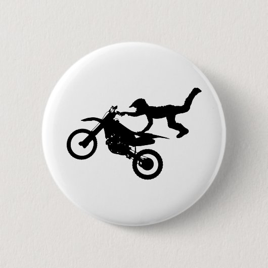 Motocross Bike Ronde Button 5,7 Cm (Voorkant)