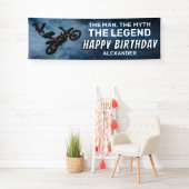 Motocross Birthday | Man, mythe, Legend Spandoek (Insitu)