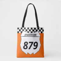 Motocross Bord Aangepast vuilnummer bij Oranje