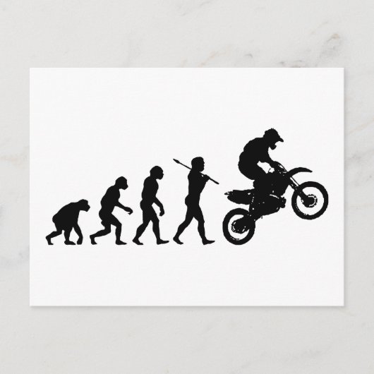 Motocross Briefkaart (Voorkant)