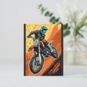 Motocross Briefkaart (Staand voorkant)