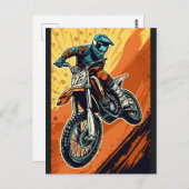 Motocross Briefkaart (Voorkant / Achterkant)