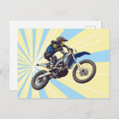 Motocross Briefkaart (Voorkant / Achterkant)