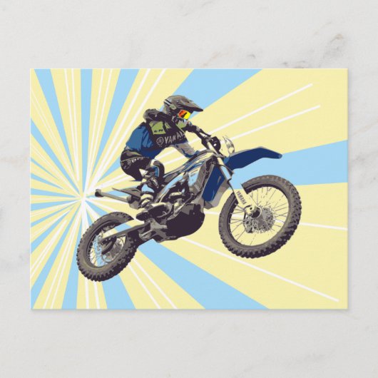 Motocross Briefkaart (Voorkant)