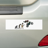 Motocross Bumpersticker (Op auto)