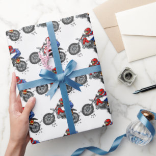 Motocross Cadeaupapier