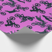 Motocross Cadeaupapier (Hoek)