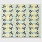 Motocross Cadeaupapier (Vlak)