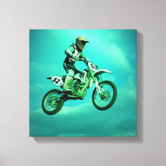 Motocross Canvas afdrukken (Voorkant)
