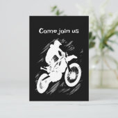 Motocross-competitieve sportmotorcycle Racing Kaart (Staand voorkant)