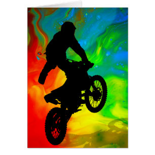 Motocross dans la fusion solaire