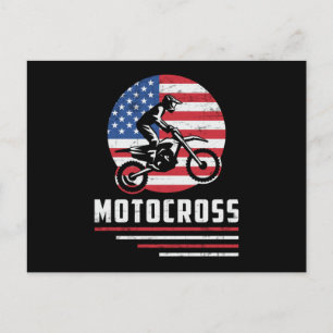 Motocross Dirt Bike Biker Motorcycle Funny Gift Briefkaart