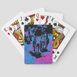 Motocross Dirt-Bike Champion Racer Speelkaarten