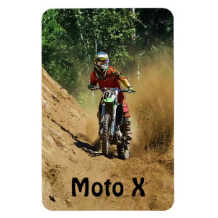 Motocross Dirt-Racer Sports Art Magnet Magneet