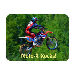 Motocross Dirt-Racer Sports Magnet