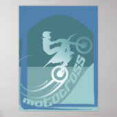 Motocross dirtbike moto déco murale (Devant)