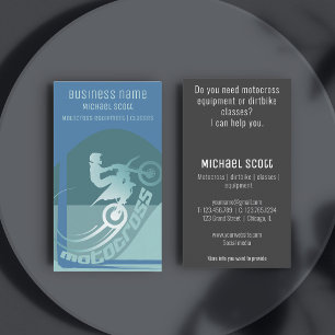 Motocross dirtbike moto-x carte de visite société