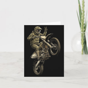 Motocross dirtbike race camouflage offroad rijder kaart