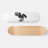 Motocross driver - Kies achtergrondkleur Skateboard (Horizontaal)