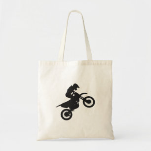 Motocross driver - Kies achtergrondkleur Tote Bag