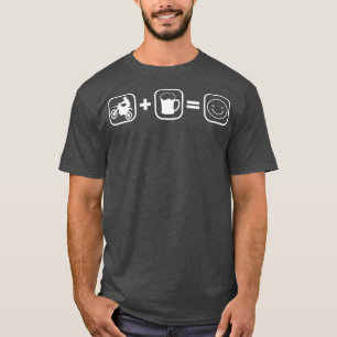 Motocross en bier  motocross motorfiets motocross t-shirt