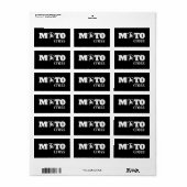Motocross Etiket (Full Sheet)