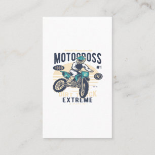 Motocross Extreme Dirt Track Visitekaartje