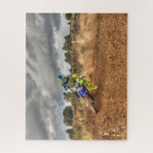 Motocross-fiets Legpuzzel (Verticaal)