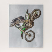 Motocross-fiets Legpuzzel (Verticaal)