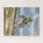 Motocross-fiets Legpuzzel (Horizontaal)