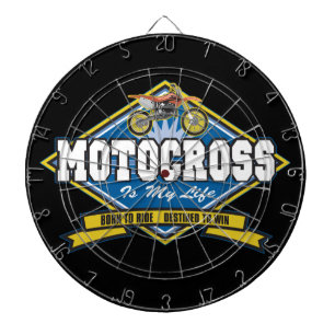Motocross is mijn leven dartbord