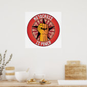 Motocross is stroom poster (Keuken)