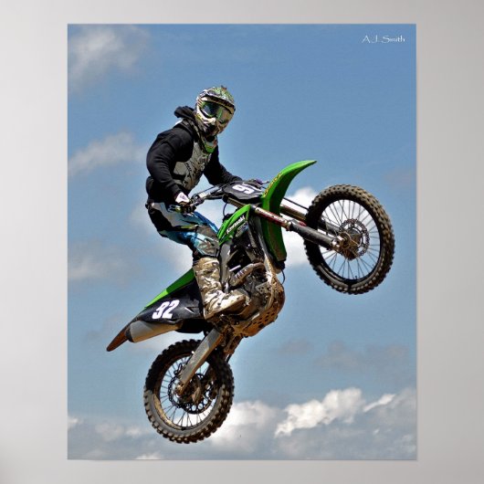 Motocross Jump Poster (Voorkant)