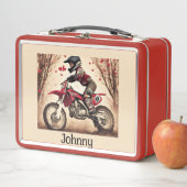 Motocross Kidd gepersonaliseerde lunchbox (In situ)