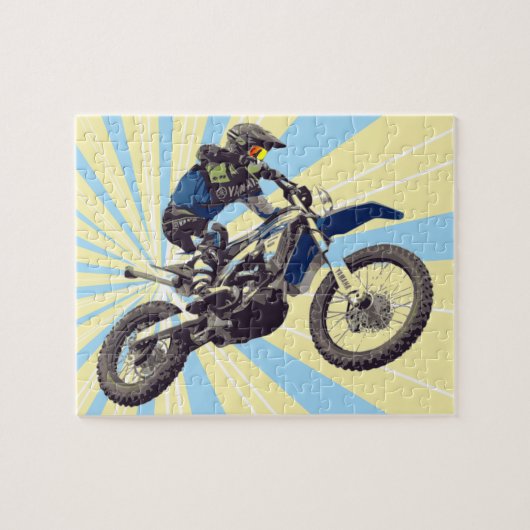 Motocross Legpuzzel (Horizontaal)