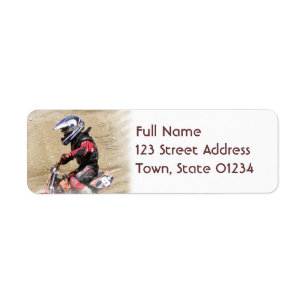 Motocross-maillabels Etiket
