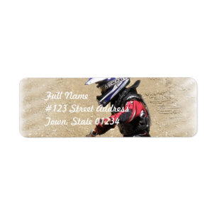 Motocross-maillabels Etiket