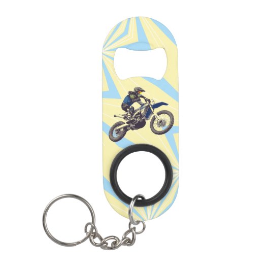 Motocross Mini Flessenopener (Voorkant)