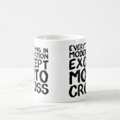 Motocross Modération Funny Dirt Bike Mug Sayons (Centre)