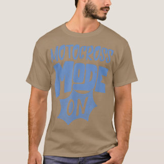 Motocross-modus op Funny Motocross-fiets T-shirt