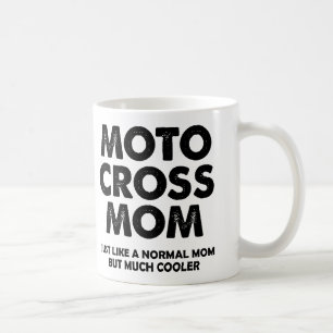 Motocross Moeder Grappige Dirt Bike Mok of Reis Mo