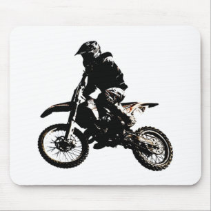 Motocross motorfiets muismat