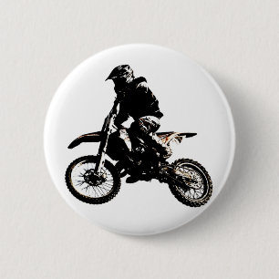 Motocross motorfiets ronde button 5,7 cm