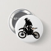 Motocross motorfiets ronde button 5,7 cm (Voorkant /achterkant)