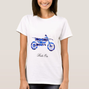 Motocross motorfiets t-shirt