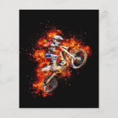 Motocross Muurkunst  Flyer (Achterkant)