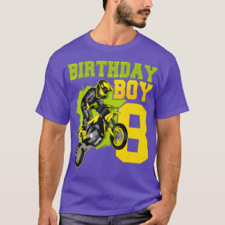 Motocross MX 8e Gift 8 jaar oude Dirt Bike T-shirt