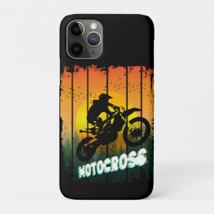Motocross natuur rijden motor sport rijder iPhone 11 pro hoesje