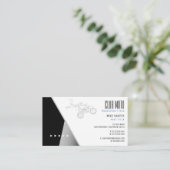 Motocross-nummer | Motorfietser Visitekaartje (Staand voorkant)